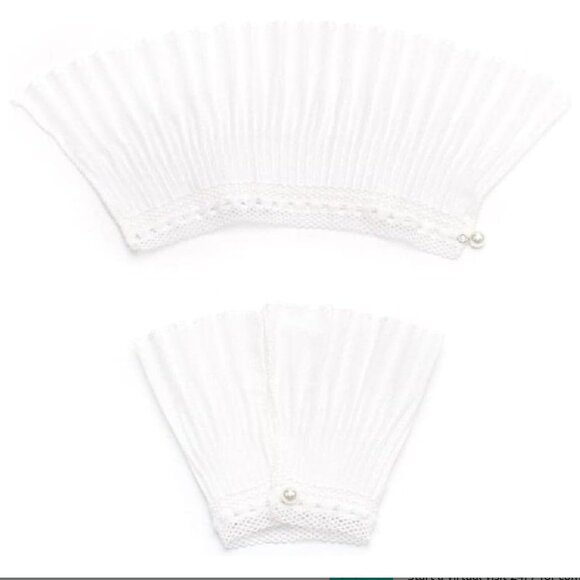 1Pair Elegant Floral Lace Cuffs - Picture 2 of 3